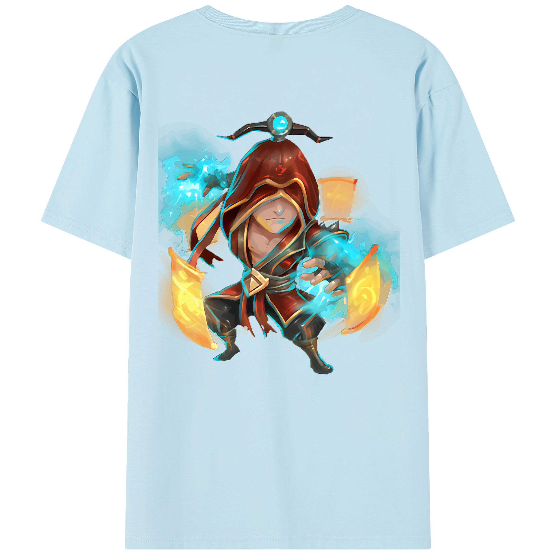 リーグ・オブ・レジェンド League of Legends LOL 綿100％半袖Tシャツ（背面プリント）